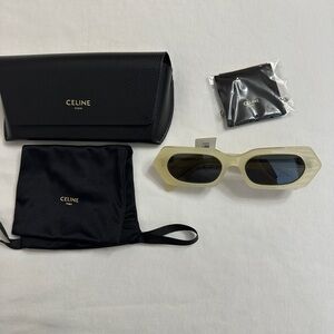 Celine Retro Geometric Frame Sunglasses